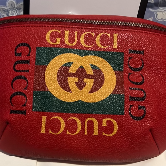 Gucci red belt bag - Picture 2 of 5